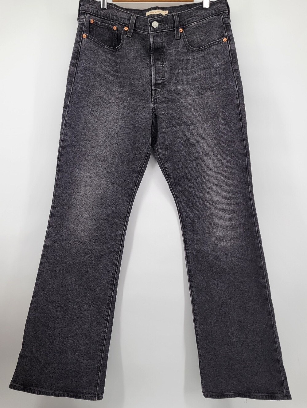 Levi's Wedgie Bootcut Jeans Black Size 31 - Picture 3 of 12